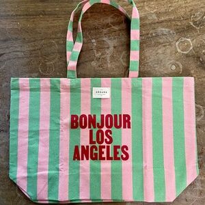 Sezane tote bag « Bonjour Los Angeles »